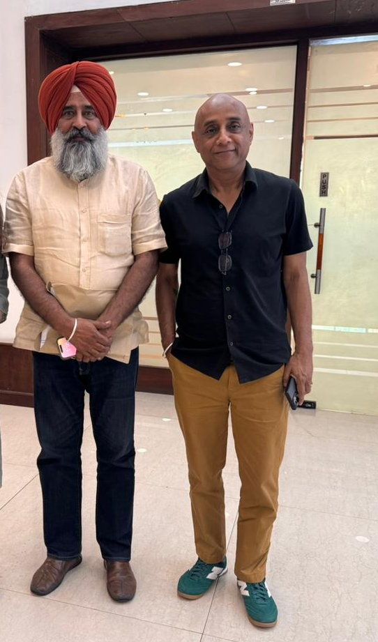 Pargat Singh with Sundeep Misra